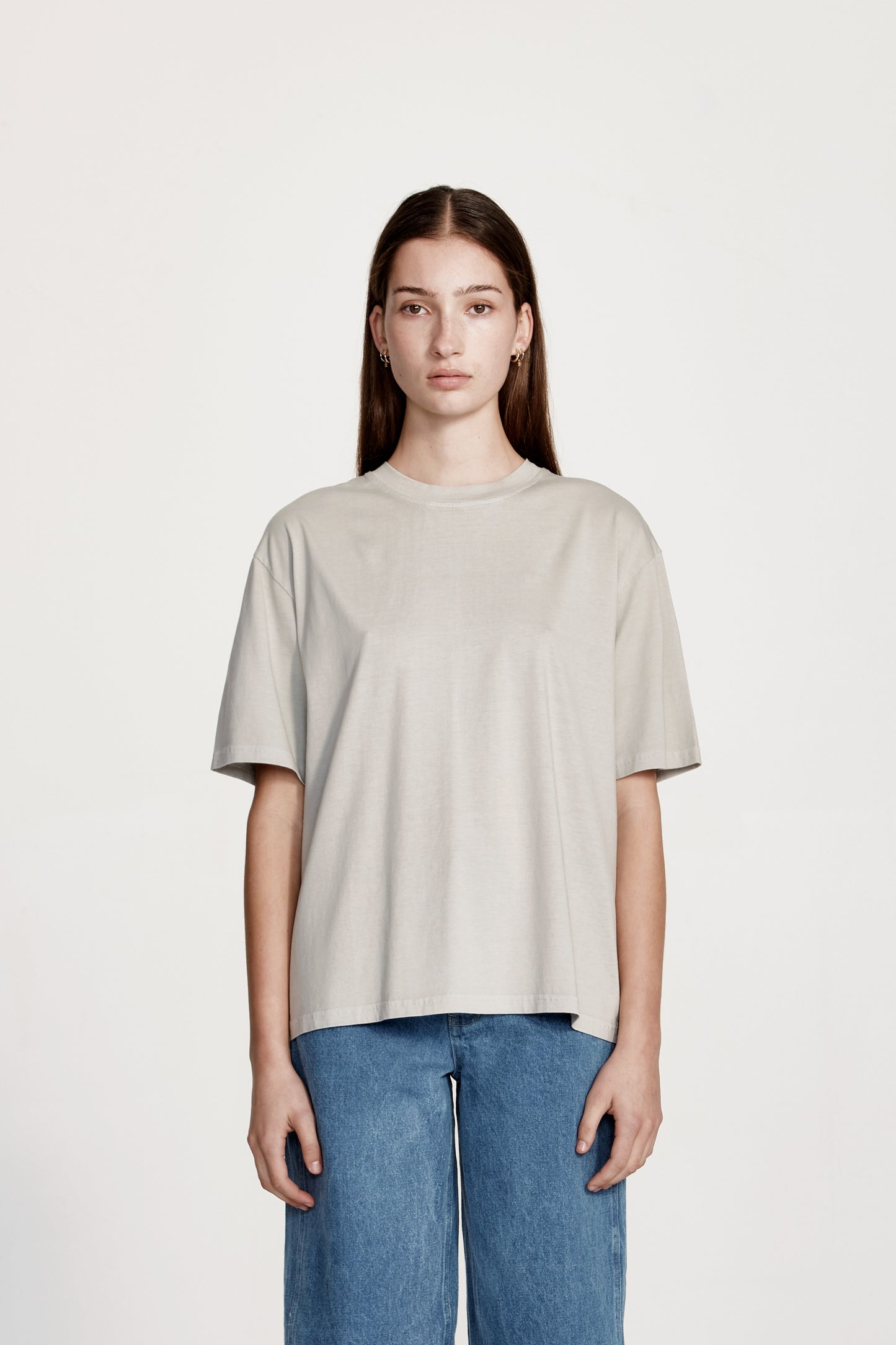WOMENS RELAXED TEE, STONE