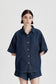 BOYFRIEND SHORT, DARK CHAMBRAY