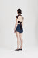 BOYFRIEND SHORT, DARK CHAMBRAY