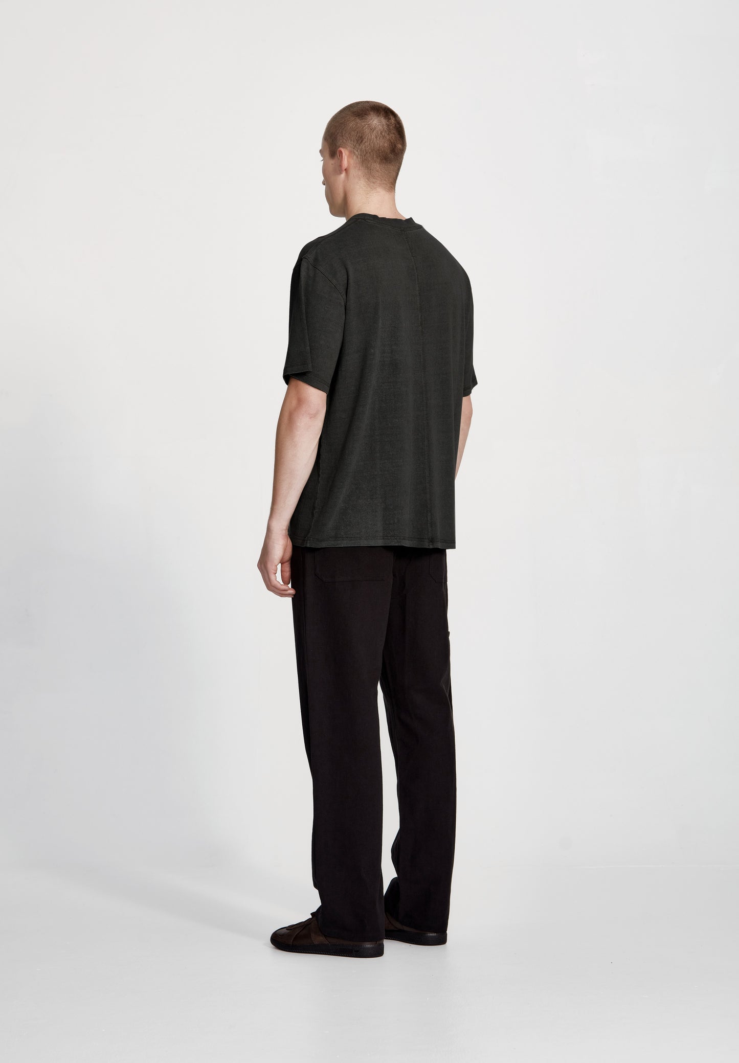 HEMP JERSEY STUDIO TEE, VINTAGE BLACK