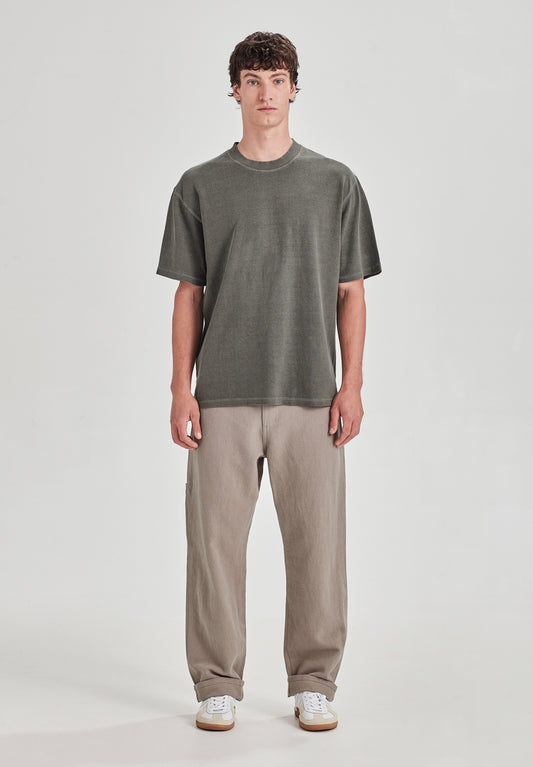 HEMP JERSEY SS TEE, VINTAGE FOG