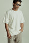 HEMP JERSEY SS TEE, RICE WHITE