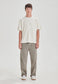 HEMP JERSEY SS TEE, RICE WHITE