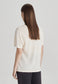 LIGHT LINEN KNIT TEE, CREAM