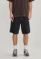 MENS CARPENTER SHORT, VINTAGE BLACK