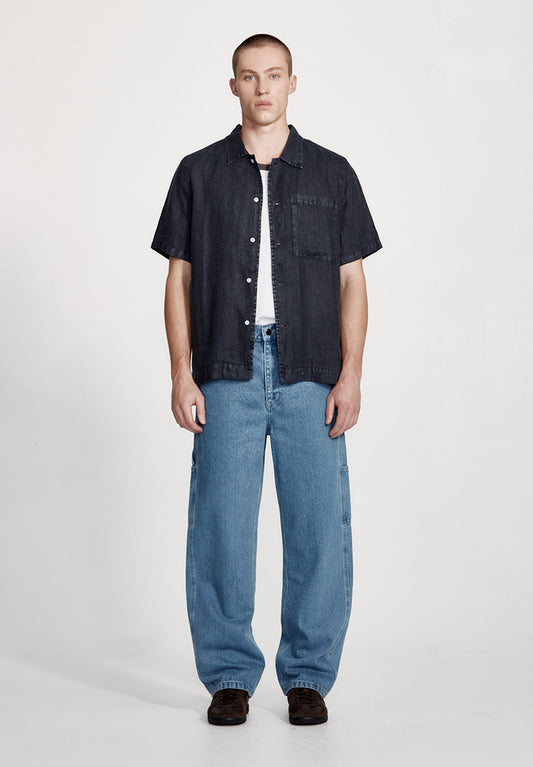 CAMPUS SS SHIRT, VINTAGE MIDNIGHT