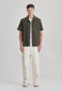CAMPUS SS SHIRT, OLIVE GREY