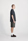 LINEN BLEND STUDIO SHORT, FOG