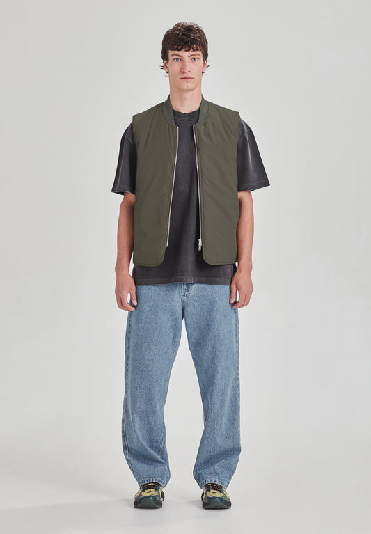 *PREORDER* PADDED VEST, OLIVE