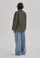 QUILTED JACKET, OLIVE GREY