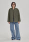 QUILTED JACKET, OLIVE GREY