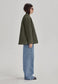 QUILTED JACKET, OLIVE GREY