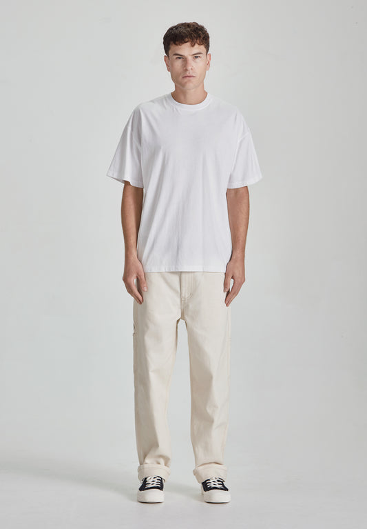 MENS CARPENTER PANT, ECRU