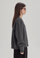 FLEECE LEISURE CREW, VINTAGE GREY