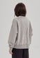 FLEECE LEISURE CREW, VINTAGE STONE