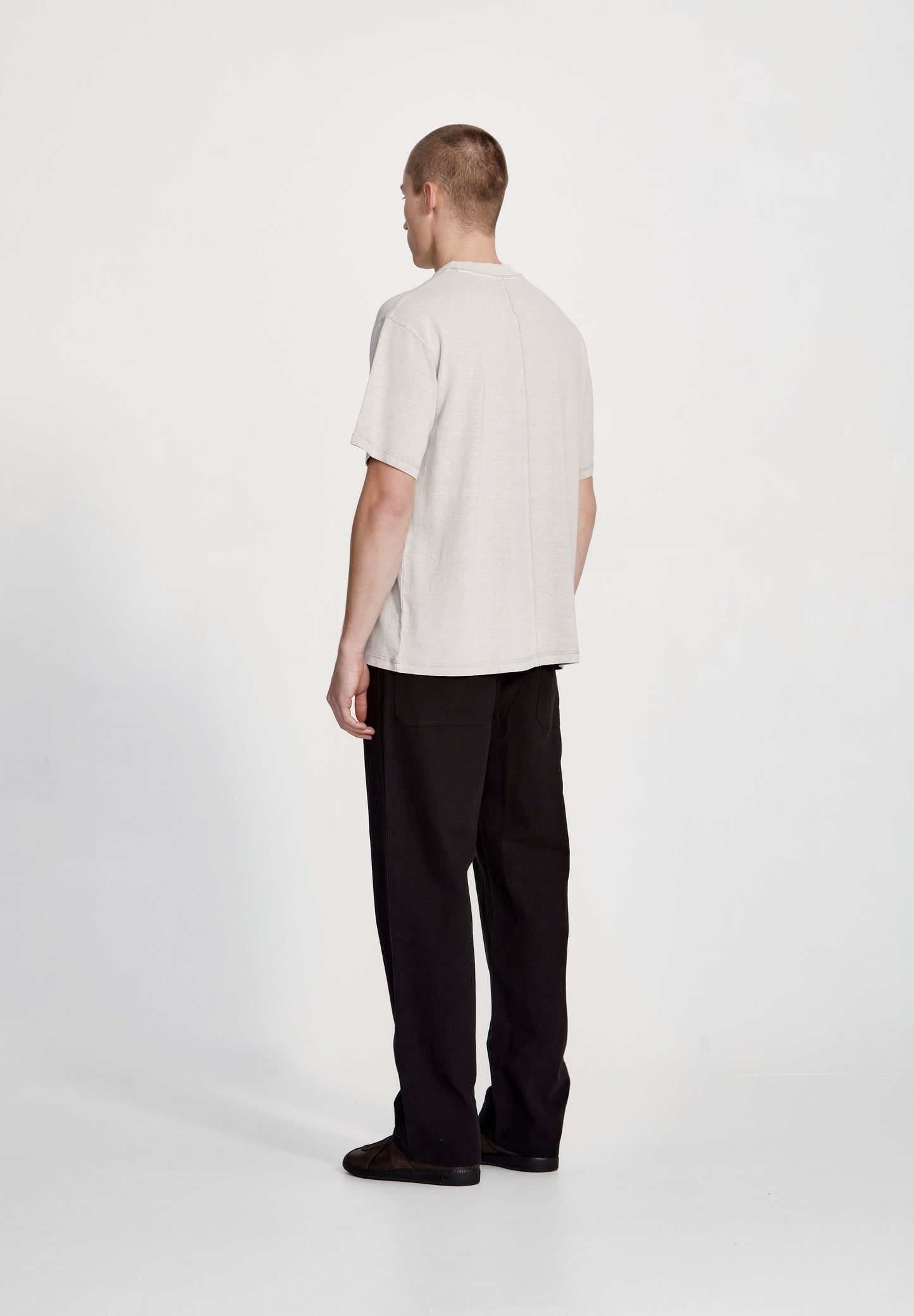 HEMP JERSEY STUDIO TEE, VINTAGE STONE - COMMONERS