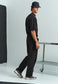 LINEN/COTTON WORK PANT, BLACK