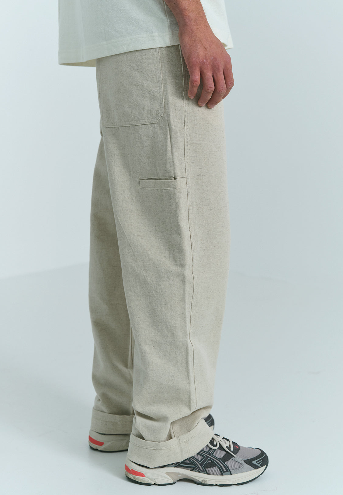 Men's Linen/Cotton Work Pant, Natural