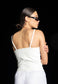 FITTED RIB CAMI, WHITE