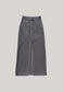 CARPENTER MAXI SKIRT, VINTAGE GREY