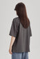 HEAVY LONGLINE TEE, GRAPHITE