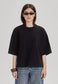 HEAVY BOXY TEE, BLACK