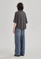 HEAVY BOXY TEE, GRAPHITE