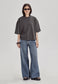 HEAVY BOXY TEE, GRAPHITE