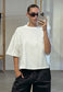 HEAVY BOXY TEE, WHITE
