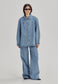VOLUME SHACKET, MID BLUE RINSE