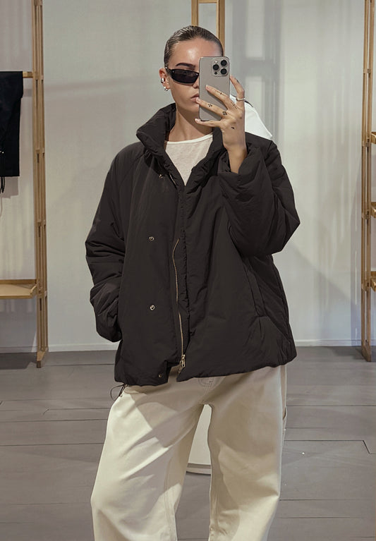 *PREORDER* PADDED ANORAK, BLACK