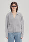 BOXY POLO KNIT, MARLE