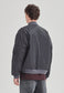 MENS BOMBER JACKET, STEEL