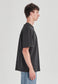 HEAVY JERSEY BOXY TEE, VINTAGE BLACK