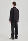 *PREORDER* QUILTED ZIP JACKET, BLACK