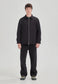 *PREORDER* QUILTED ZIP JACKET, BLACK