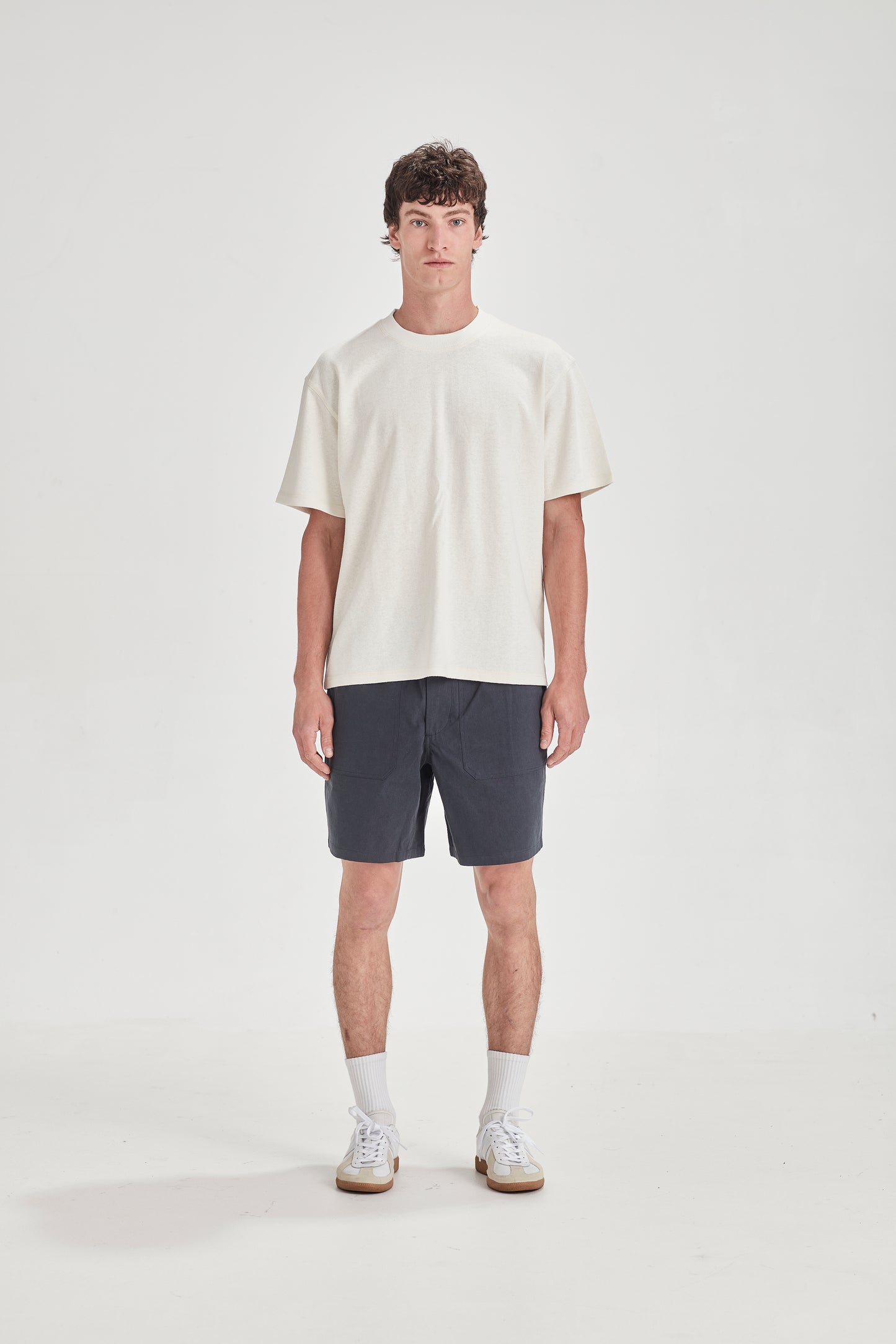 DRILL UTILITY SHORT, NAVY