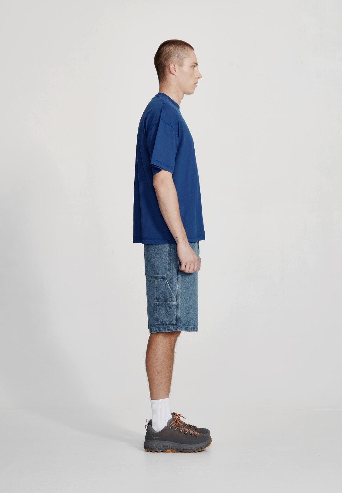 MENS RELAXED TEE, ROYAL (available in Packs)