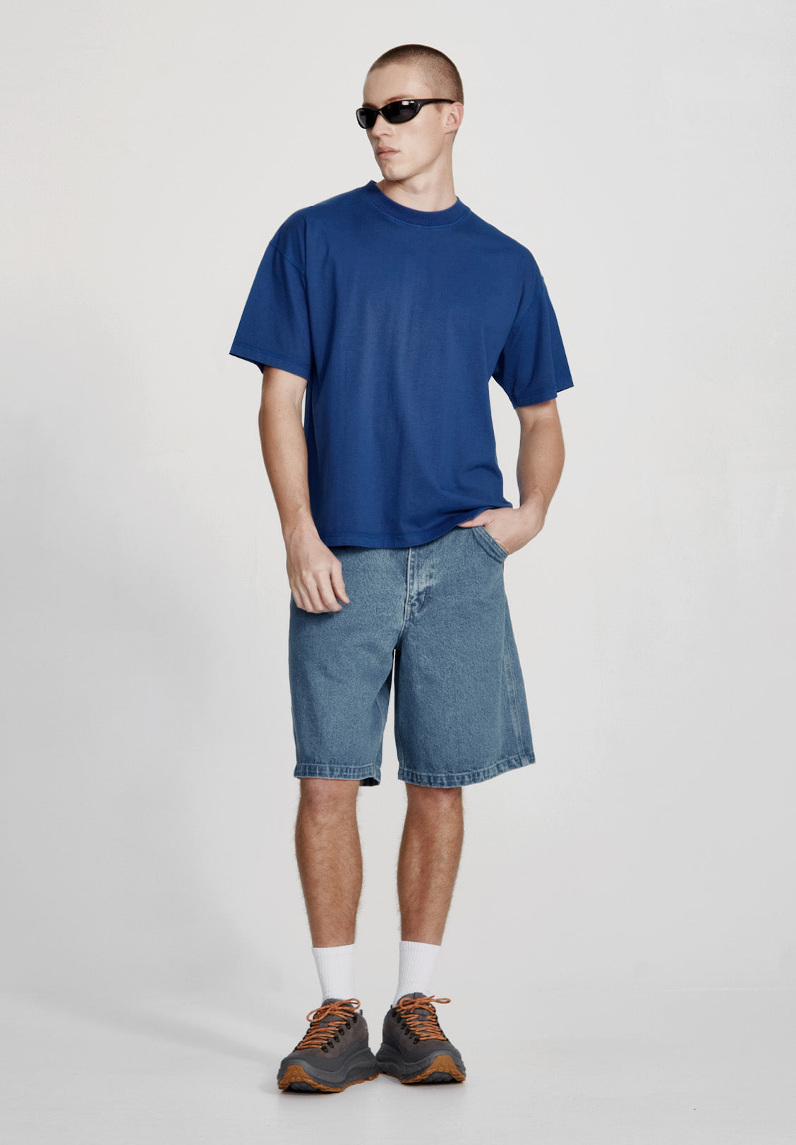 MENS RELAXED TEE, ROYAL (available in Packs)