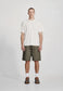 COTTON WALKSHORT, FOG