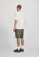COTTON WALKSHORT, FOG