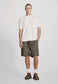 COTTON WALKSHORT, FOG