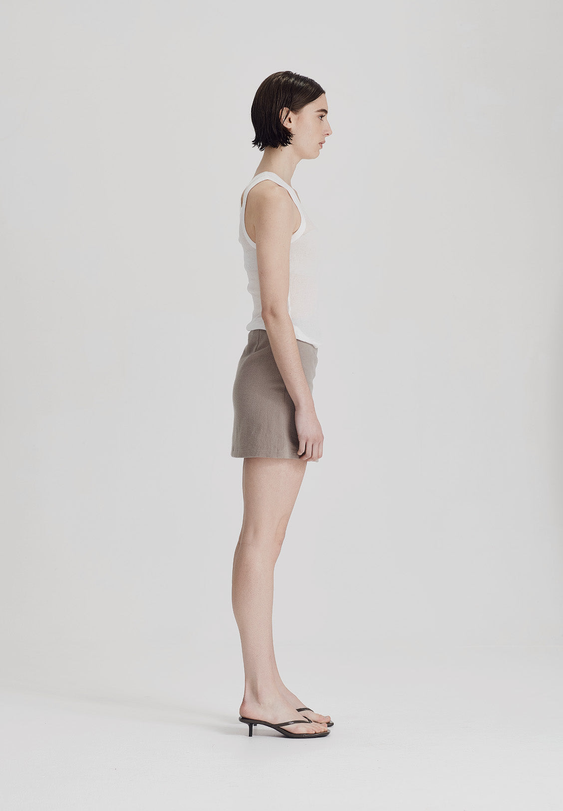 WOMENS ULTRA FINE LAYER TANK, WHITE