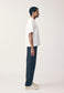 LINEN/COTTON WORK PANT, BLACK