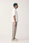 LINEN/COTTON WORK PANT, SMOKE