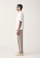 LINEN/COTTON WORK PANT, SMOKE