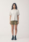 WOMENS REC TRACK SHORT, OLIVE