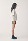 WOMENS REC TRACK SHORT, OLIVE
