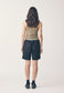 POPLIN FESTIVAL SHORT, BLACK
