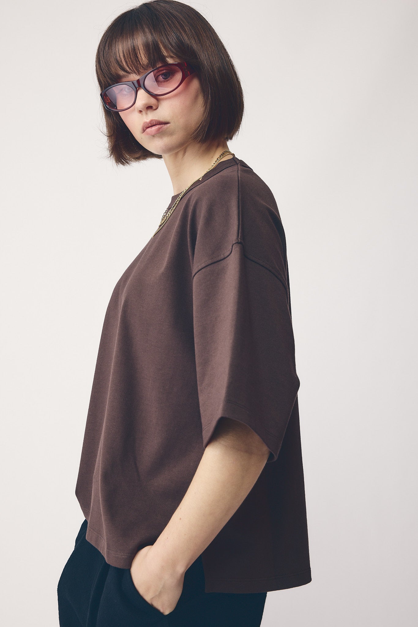Heavy Boxy Tee, Cocoa